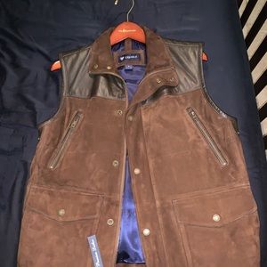 Daniel Cremieux Leather Vest